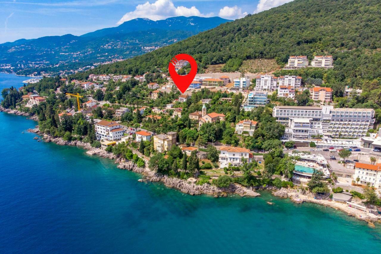 Apartmani Hrvatin Опатия Екстериор снимка